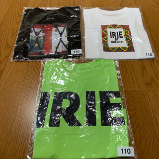 アイリーライフ(IRIE LIFE)の◆新品未使用◆irie life子供用Tシャツ　110サイズ　3枚セット④(Tシャツ/カットソー)
