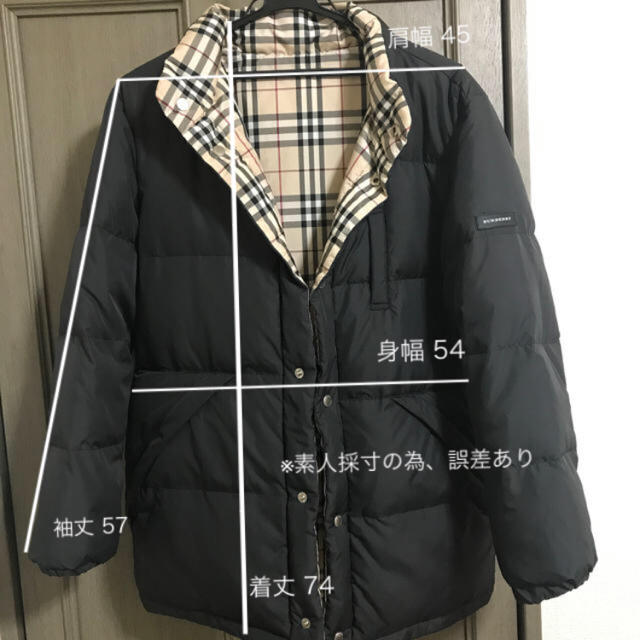 BURBERRY - 最安値 バーバリー BURBERRY リバーシブルダウン BURBERRY - 最安値 バーバリー BURBERRY リバーシブルダウン