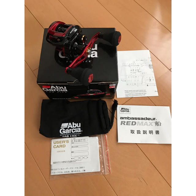 【新品】アブガルシア　ベイトリール REDMAX船3-L 左ハンドル