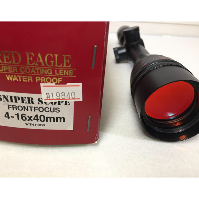 RED EAGLE ライフルスコープ 4-12×40 マウント•バトルキャップ付