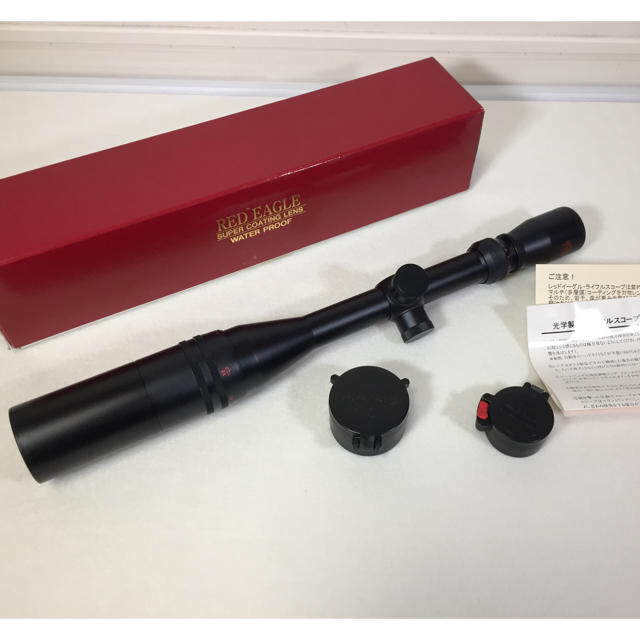 RED EAGLE ライフルスコープ 4-12×40 マウント•バトルキャップ付