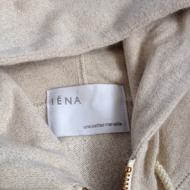 IENA(イエナ)のIENA☆ダブルジップ 定番ラメパーカー レディースのトップス(パーカー)の商品写真