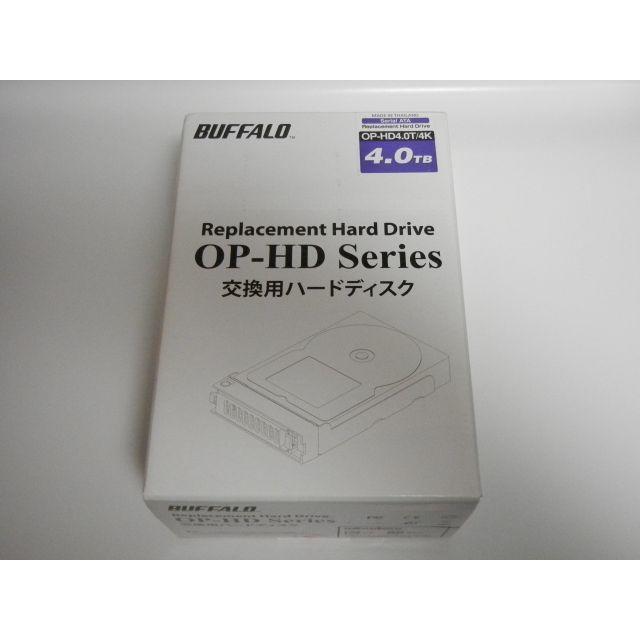 ★未開封品 BUFFALO HDD 4TB OP-HD4.0T/4K S-ATAPC/タブレット
