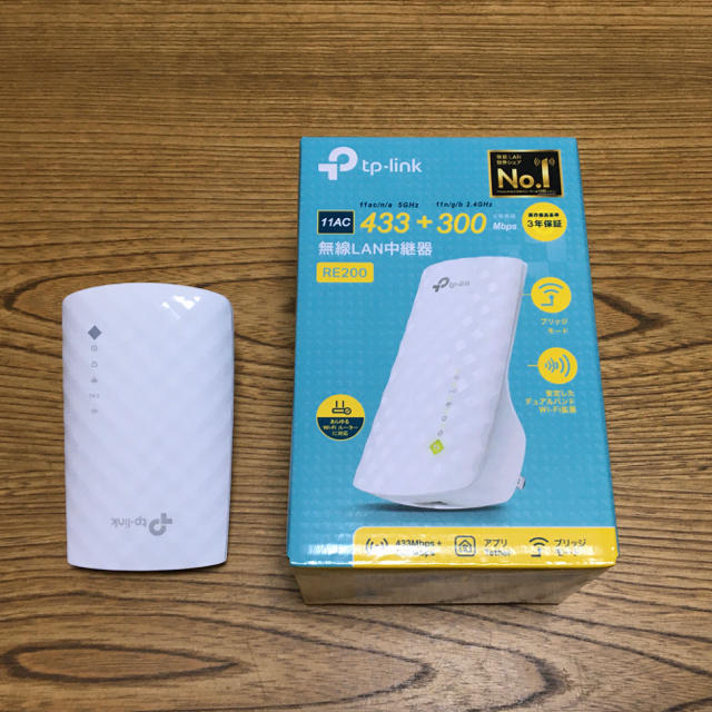 TP-Link Wi-Fi 無線LAN 中継器 スマホ/家電/カメラのPC/タブレット(PC周辺機器)の商品写真