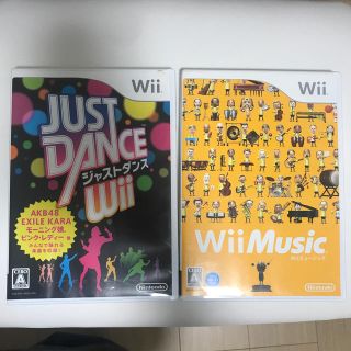 ウィー(Wii)のwii just dance / wii music (家庭用ゲームソフト)