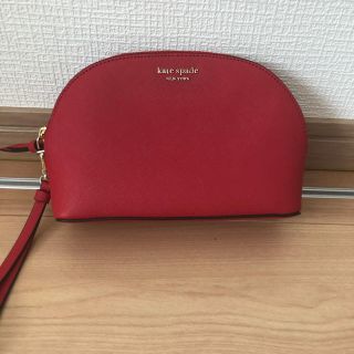 ケイトスペードニューヨーク(kate spade new york)のポーチ　ケイトスペード　赤　(ポーチ)