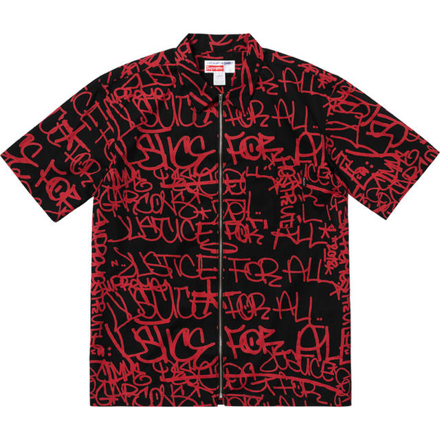 Supreme garcons graphic shirt black S