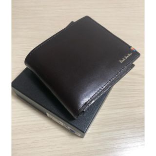 ポールスミス(Paul Smith)のポールスミス マルチステッチ　二つ折り財布　ブラウン(折り財布)