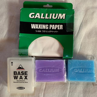 ガリウム(GALLIUM)のガリウム　gallium スノボ用ワックス　ベースワックス+バイオレット+ブルー(その他)
