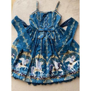 アンジェリックプリティー(Angelic Pretty)のアンプリ♡Crystal dream carnival JSKセット(ひざ丈ワンピース)