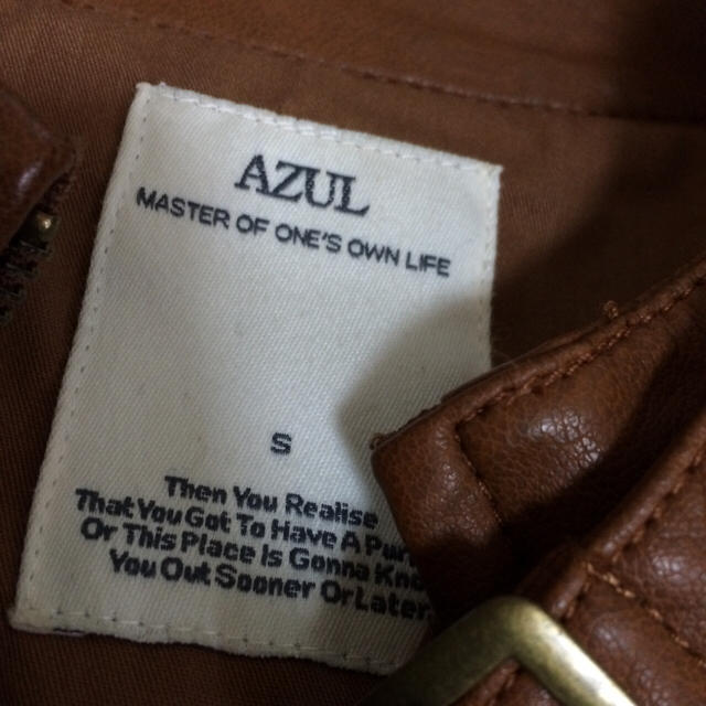 AZUL by moussy(アズールバイマウジー)のアズール  ジャケット  Sサイズ レディースのジャケット/アウター(ライダースジャケット)の商品写真