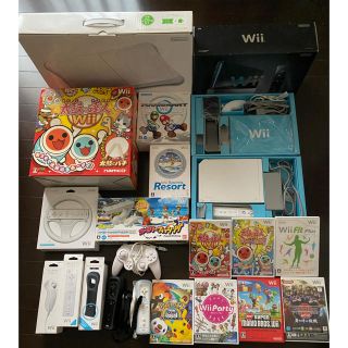 ウィー(Wii)のNintendo Wii本体+ソフト色々(家庭用ゲーム機本体)