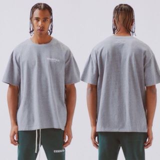 フィアオブゴッド(FEAR OF GOD)のFear of God Essentials Tee グレー XSサイズ 美品(Tシャツ/カットソー(半袖/袖なし))