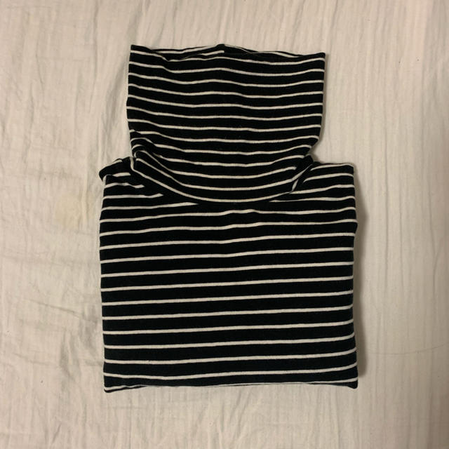American Apparel(アメリカンアパレル)のamerican apparel striped turtleneck T レディースのトップス(Tシャツ(長袖/七分))の商品写真