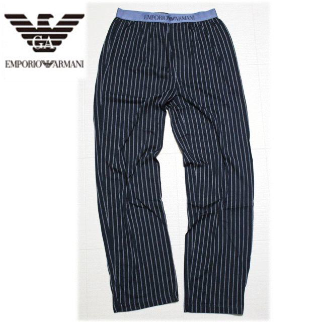 Emporio Armani(エンポリオアルマーニ)の《エンポリオアルマーニ》新品 ストライプ スウェットパンツ  M(W72~82) メンズのパンツ(その他)の商品写真