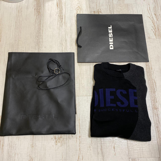 DIESEL(ディーゼル)のディーゼル DIESEL ニット メンズ ブラック  メンズのトップス(ニット/セーター)の商品写真
