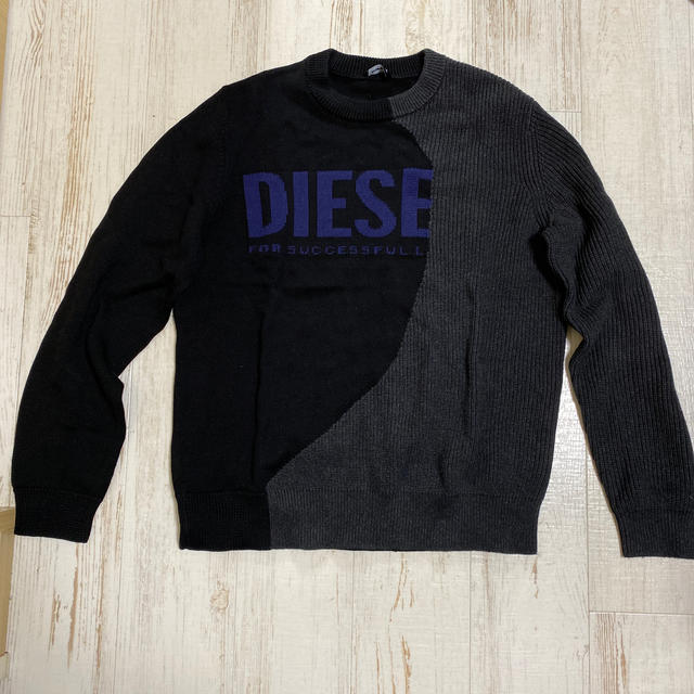 DIESEL(ディーゼル)のディーゼル DIESEL ニット メンズ ブラック  メンズのトップス(ニット/セーター)の商品写真