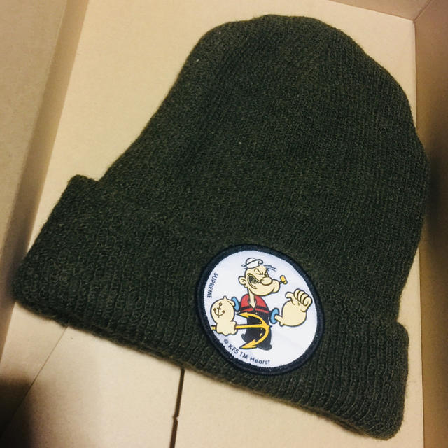激レア❗️supreme popeye ニット帽 ビーニー | フリマアプリ ラクマ