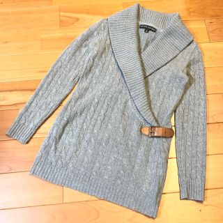 ラルフローレン(Ralph Lauren)のラルフローレン カシミヤ100 ロングケーブルニット カシュクール(ニット/セーター)