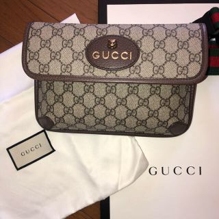 グッチ(Gucci)のGGスプリーム ベルトバッグ　試着のみ(ボディーバッグ)