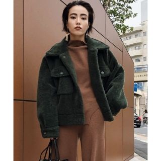 アメリヴィンテージ(Ameri VINTAGE)のAmeri vintage OVER SIZE ECO MOUTON COAT(ムートンコート)