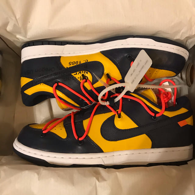 一時値下げ　NIKE offwhite dunk ナイキオフホワイト  ダンク