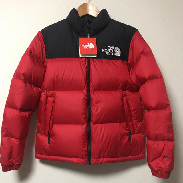 39sL国内kid新品 ノースフェイス 1996 レトロヌプシ 赤 US kid's L