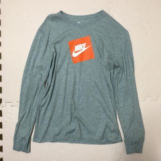 ナイキ(NIKE)のNIKE 長袖Tシャツ L グレー(Tシャツ/カットソー(七分/長袖))