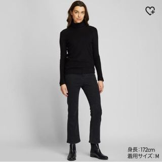 ユニクロ(UNIQLO)のUNIQLO ヒートテックフリース　タートルネック(カットソー(長袖/七分))