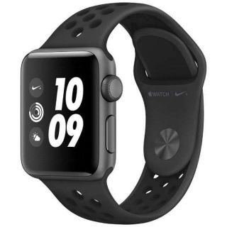 アップルウォッチ(Apple Watch)のApple Watch Nike+ 38mm Series 3 スペースグレイ(腕時計(デジタル))