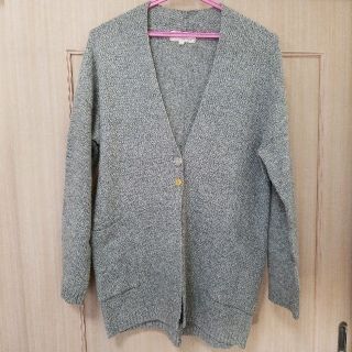 汚れあり カーディガン グレー M(カーディガン)