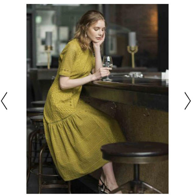 セルフォード　コットン　ワンピース レディースのフォーマル/ドレス(ミディアムドレス)の商品写真