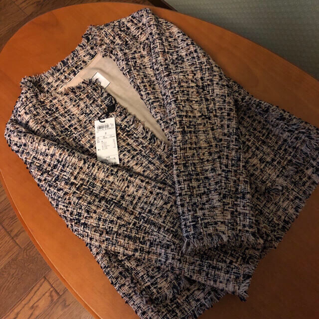 限定値下げ】新品タグ付き BEIGE ベイジ ツイード ジャケット - www
