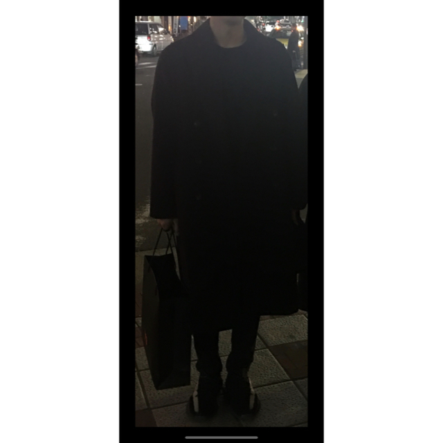 オーバーコート 韓国 メンズのジャケット/アウター(チェスターコート)の商品写真