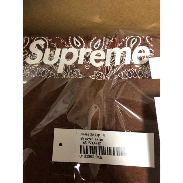 Lサイズ 新品 正規品 supreme Bandana Box Logo Tee Lサイズ 新品 正規品 supreme Bandana Box Logo Tee