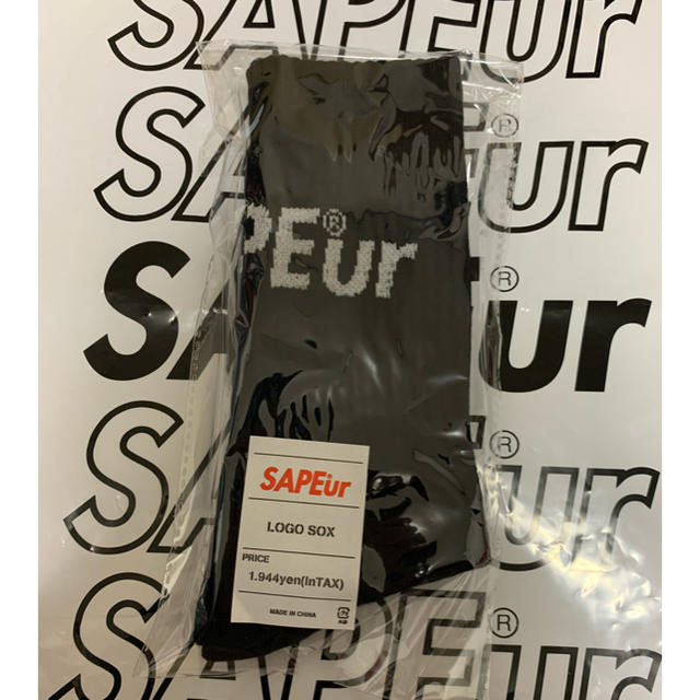 SAPEur LOGO SOX バックパック　セット メンズのレッグウェア(ソックス)の商品写真