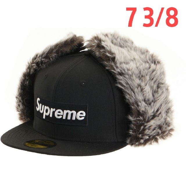 Supreme - Supreme Earflap New Era 7 3/8 Blackの通販 by SURF25's ...