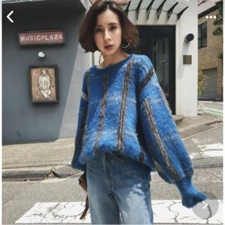 アメリヴィンテージ(Ameri VINTAGE)のよき様専用　MOHAIR STRANGE CHECK KNIT(ニット/セーター)