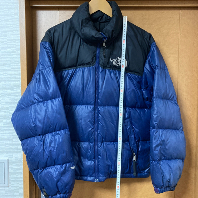 【人気】North Face ヌプシ メンズ　ノースフェイス　ブルー　青　ダウン