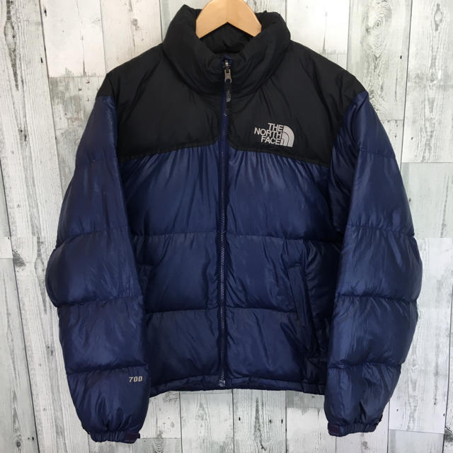 THE NORTH FACE   激レアノースフェイスブルー ヌプシダウン