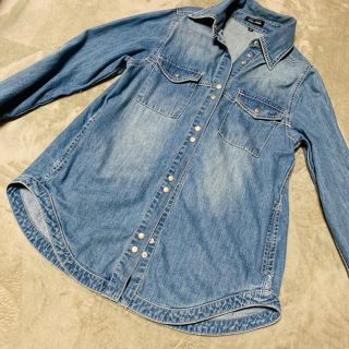 ザラ(ZARA)のオーバーサイズ　デニムシャツ　ダンガリーシャツ★(Gジャン/デニムジャケット)