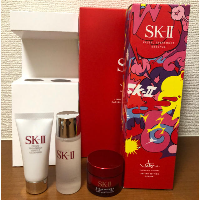 sk-II フェイシャル トリートメント エッセンス クリスマスコフレレッド