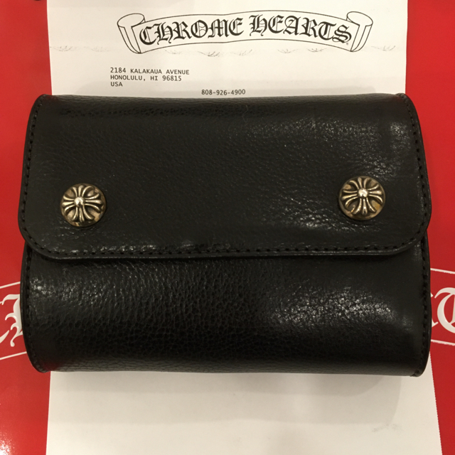 Chrome Hearts(クロムハーツ)の新品 本物 クロムハーツ WAVE MINI WALLET メンズのファッション小物(折り財布)の商品写真