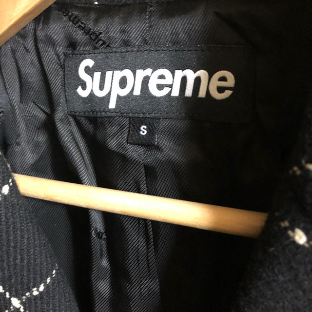 Supreme(シュプリーム)のSupreme Wool Windowpane Overcoat メンズのジャケット/アウター(チェスターコート)の商品写真