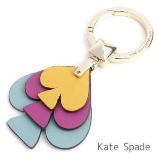 ケイトスペードニューヨーク(kate spade new york)のケイトスペード♠️ Kate spade レザーキーホルダー(キーホルダー)