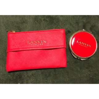 ランバンオンブルー(LANVIN en Bleu)の【新品未使用】ランバンオンブルー　ティッシュケース&コンパクトミラー(その他)