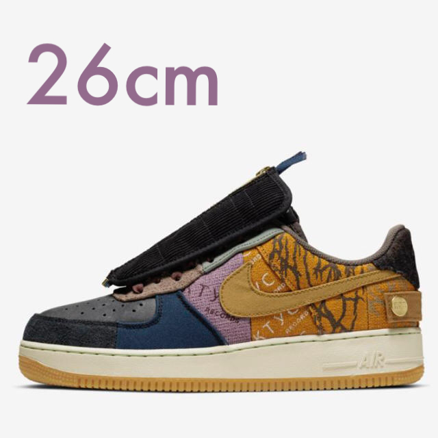 TRAVIS SCOTT × NIKE AIR FORCE 1  26cm