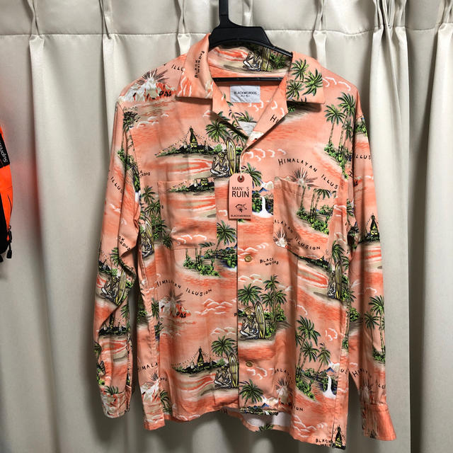 メンズblack weirdos Aloha shirt Mサイズ 18aw 新品