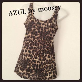 アズールバイマウジー(AZUL by moussy)の【AZUL】レオパードタンク♡(タンクトップ)