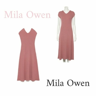 ミラオーウェン(Mila Owen)のMila Owen ノースリーブリブニットワンピース(ロングワンピース/マキシワンピース)